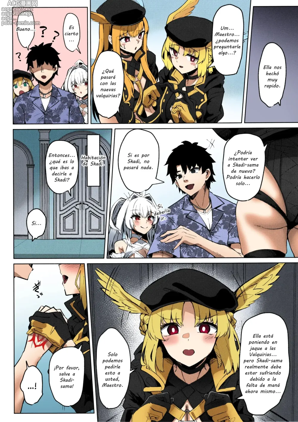 Page 6 of doujinshi Manatsu no Chaldea Summer Vacation Hanayome Skadi ni Maryoku Kyoukyuu Shite Kekkon Suru Hon