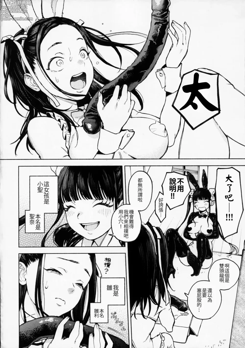 Page 3 of doujinshi Futago Gyaku Bunny Goui Daikaiten ~Tadashi Honnin wa Nozoku~