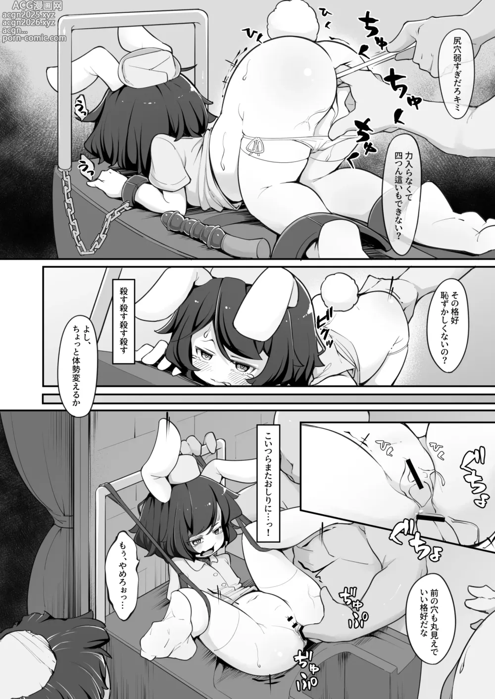 Page 11 of doujinshi Papakatsu Sagi Shippai Shita Namaiki Usagi ga Anal Hojihoji de Wakarasareru Hanashi