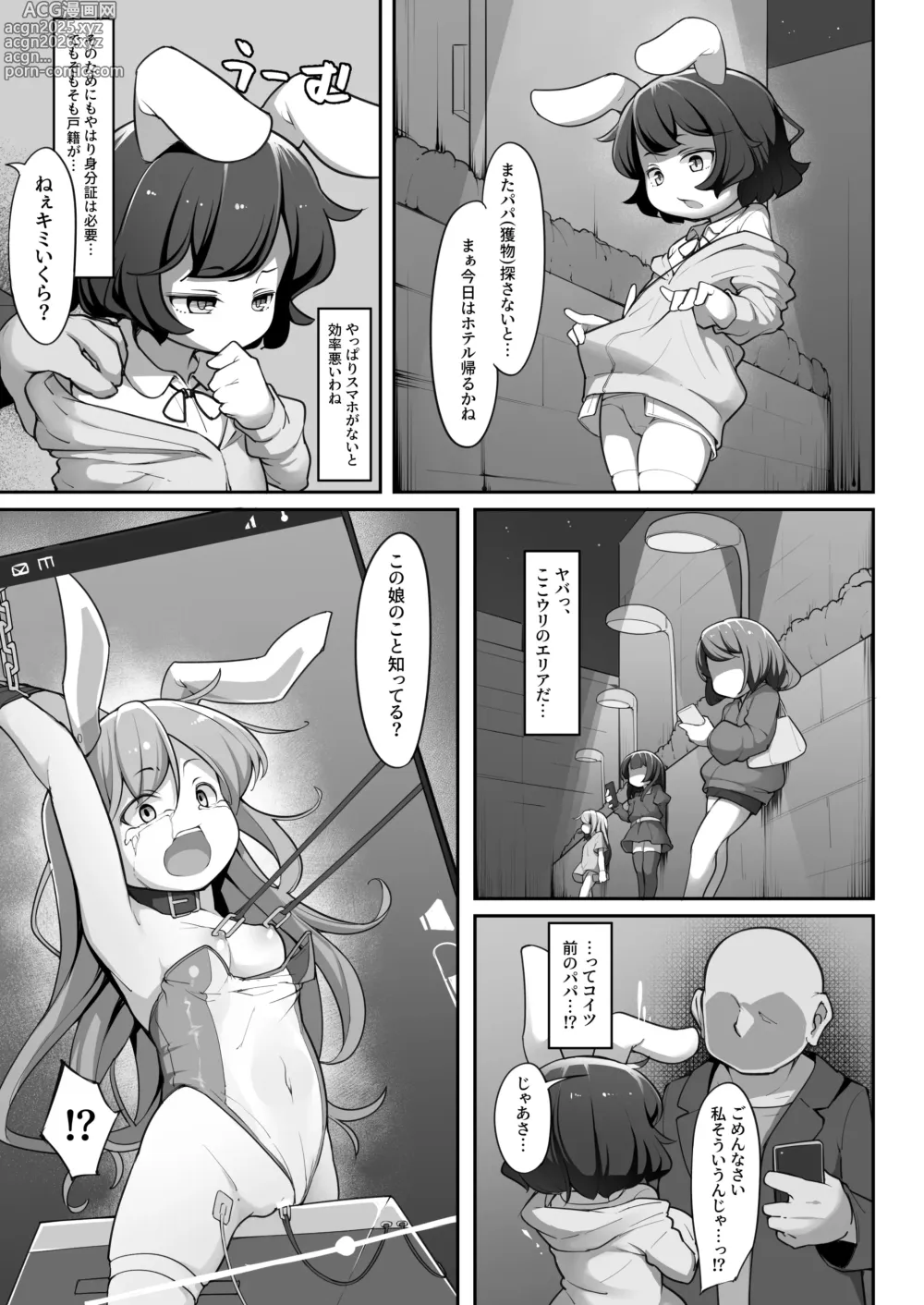 Page 4 of doujinshi Papakatsu Sagi Shippai Shita Namaiki Usagi ga Anal Hojihoji de Wakarasareru Hanashi