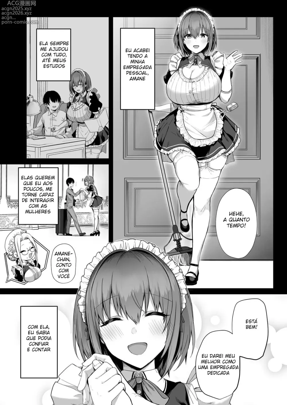 Page 8 of doujinshi Amor de Empregada - Uma História Sobre Fazer Sexo com uma Empregada Gentil, Doce, de Seios Grandes e Sexy -