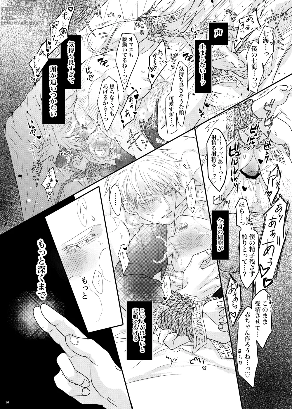 Page 37 of doujinshi Sea of ​​instinct