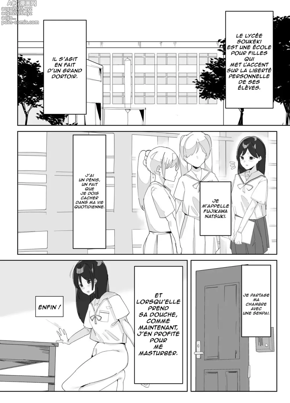 Page 3 of doujinshi Il y a une Futanari dans le dortoir des filles