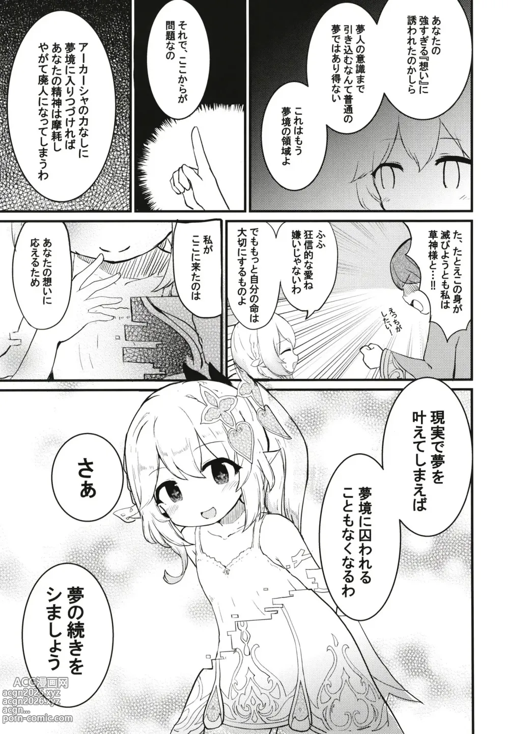 Page 11 of doujinshi Nahida-chan to Ecchi na Mukyou