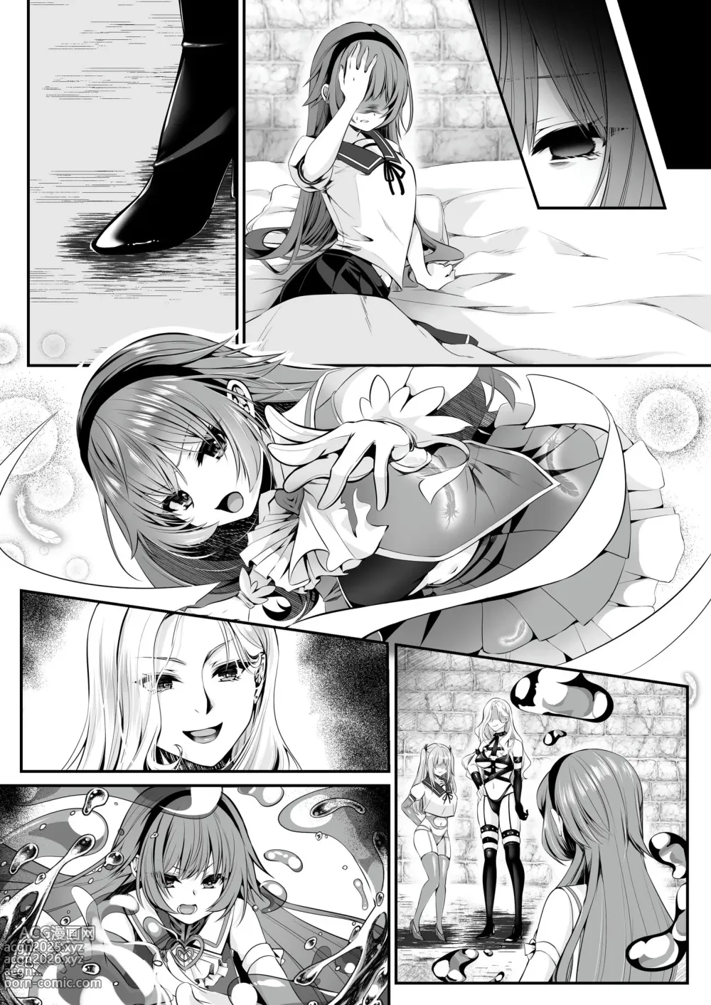 Page 122 of doujinshi Mahou Shoujo Saint Lily ~Ai to Seigi no Heroine ga Teki Kanbu ni Sennou Choukyou sare Kairaku ni Ochiru made~