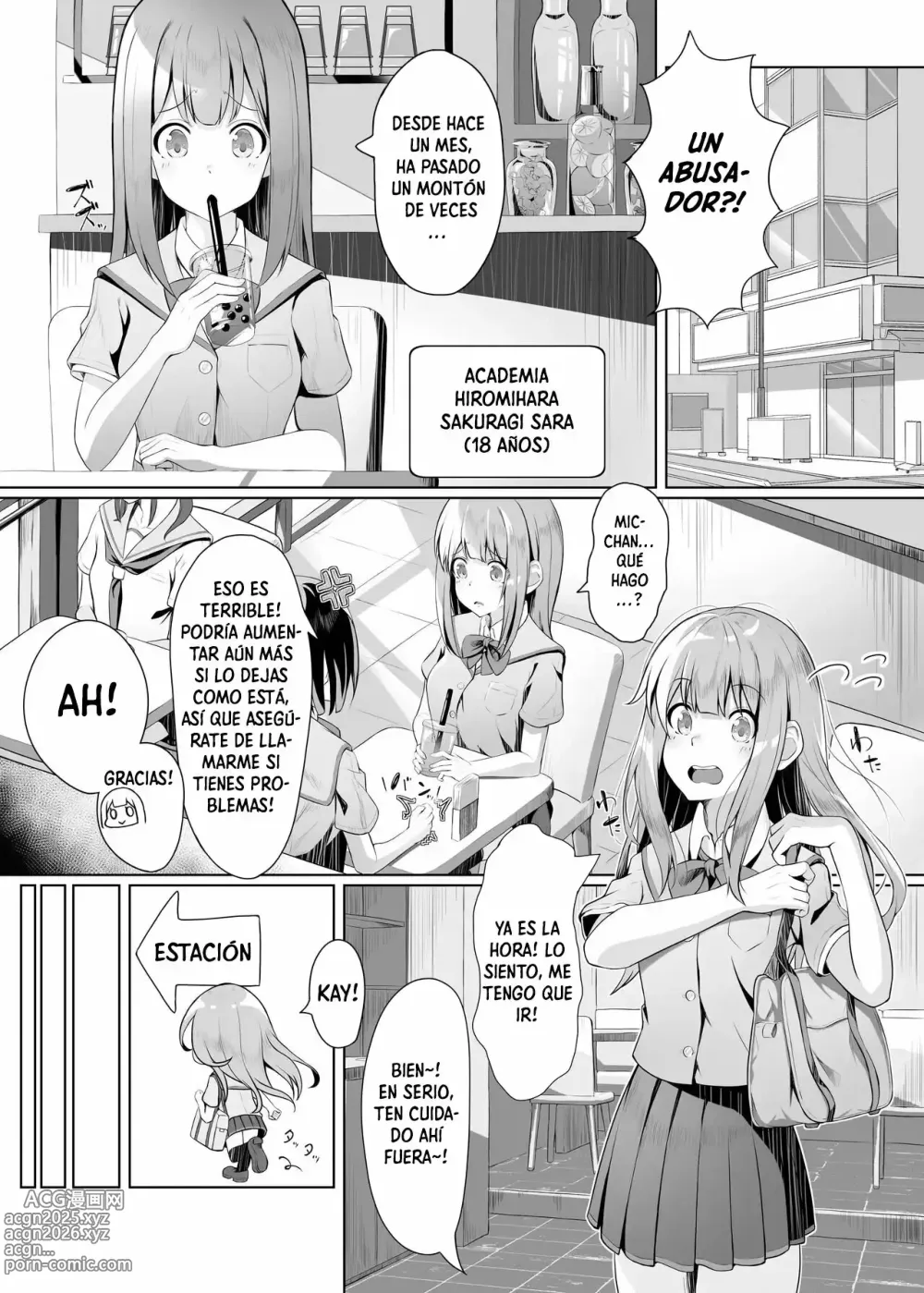 Page 2 of doujinshi Un acosador que no puede contenerse en el tren