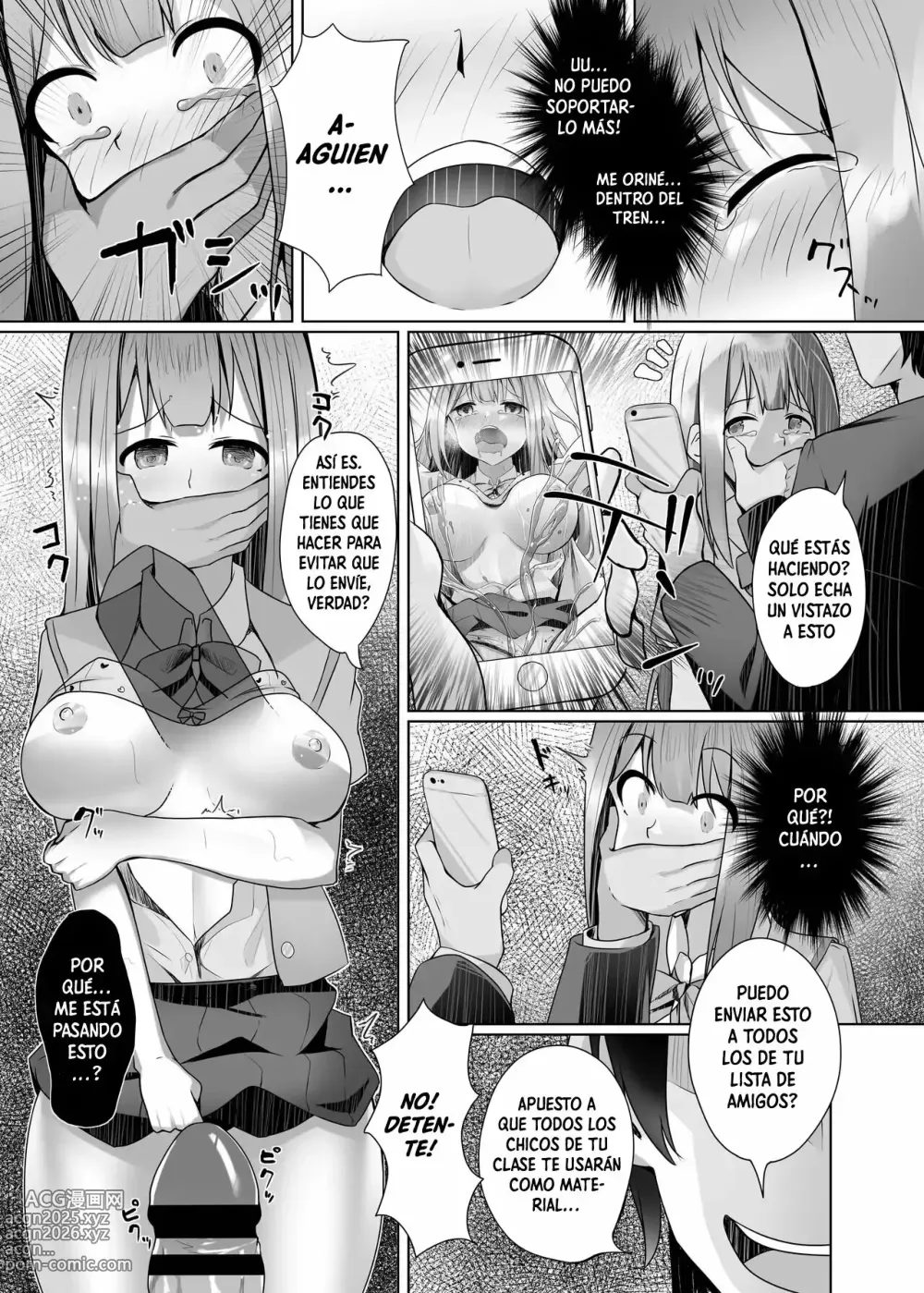 Page 12 of doujinshi Un acosador que no puede contenerse en el tren