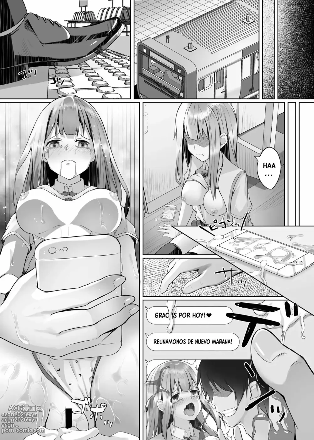 Page 16 of doujinshi Un acosador que no puede contenerse en el tren