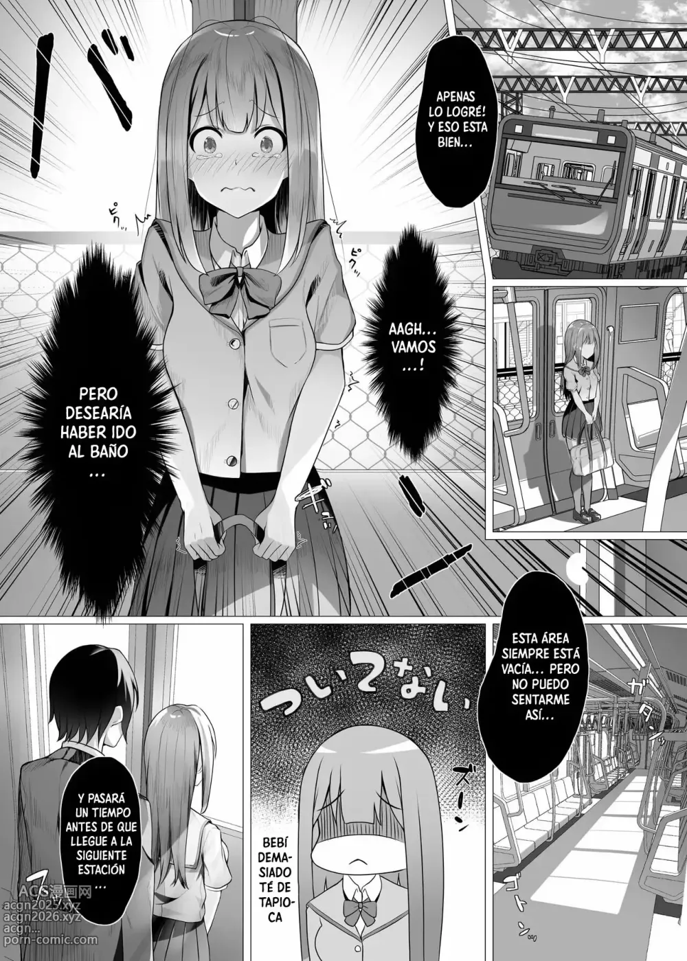 Page 3 of doujinshi Un acosador que no puede contenerse en el tren