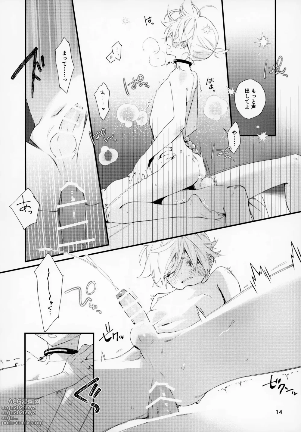 Page 14 of doujinshi Kawaii Garanaide, Shitsubou Shinaide