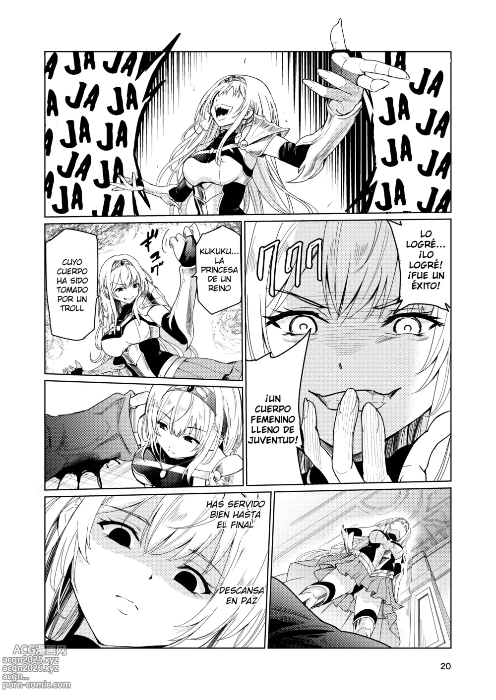 Page 19 of doujinshi Kyouran no Toubatsu Hime Daria