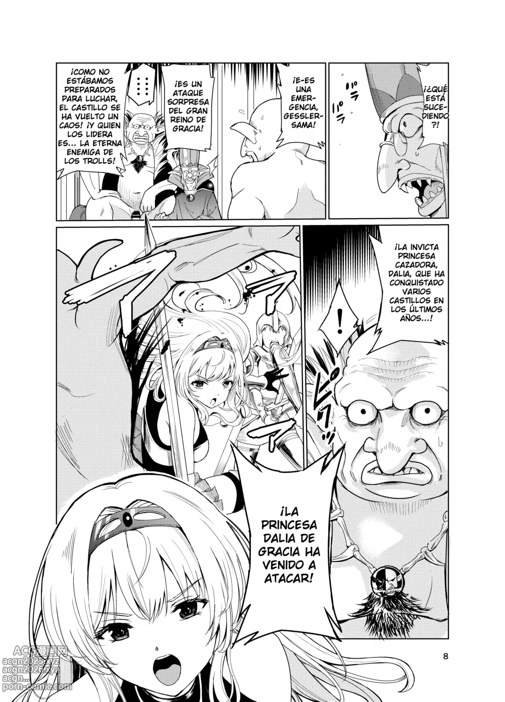 Page 7 of doujinshi Kyouran no Toubatsu Hime Daria