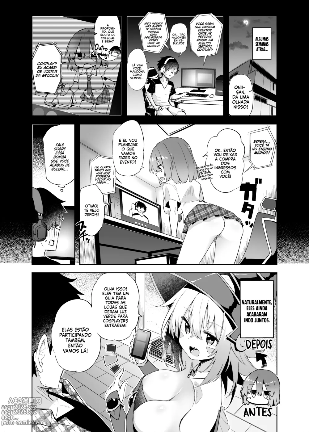 Page 5 of doujinshi Passeando Pela Cidade Com Minha Namorada Cosplayer da Maga Negra e Depois Fodendo Ela