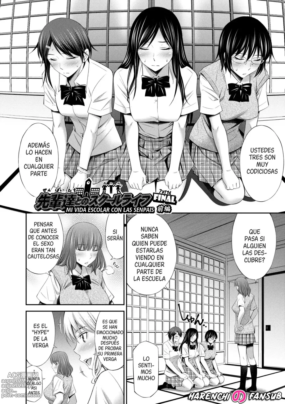 Page 4 of manga Mi vida escolar con las senpais cap.6 (decensored)