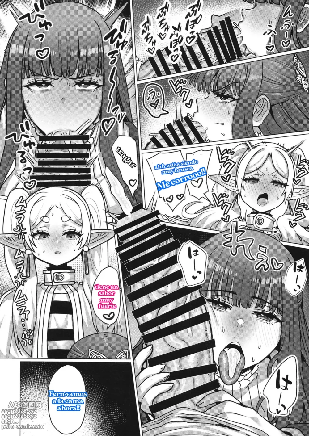 Page 18 of doujinshi Freiren y el hechizo futanari