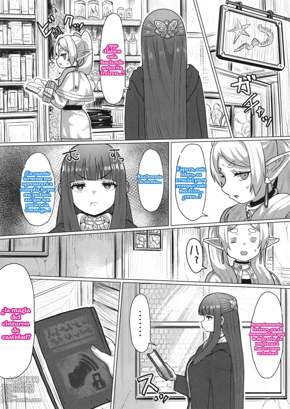 Page 9 of doujinshi Freiren y el hechizo futanari