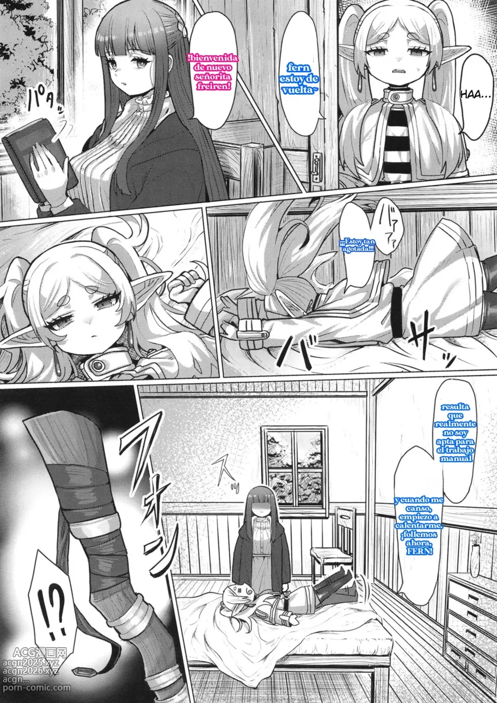 Page 10 of doujinshi Freiren y el hechizo futanari