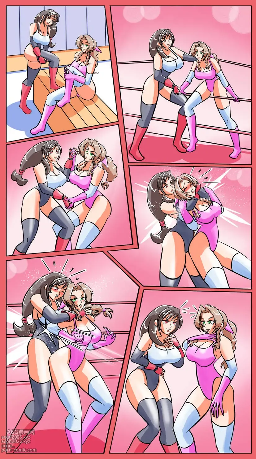 Page 2 of imageset Jujudrop Artist Gallery 3 - Wrestling, Catfight, Ryona