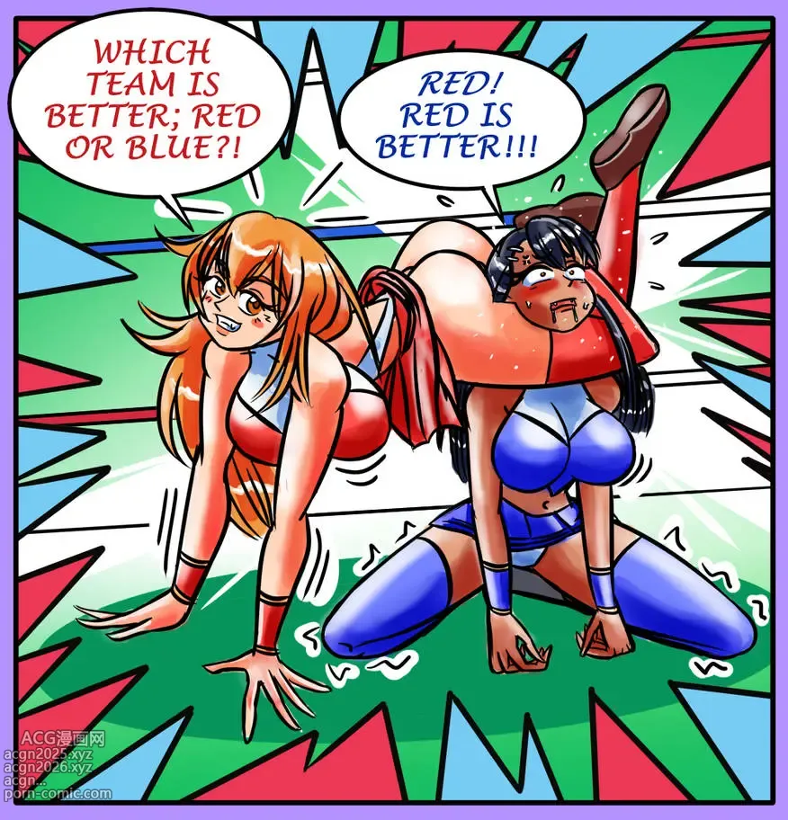 Page 48 of imageset Jujudrop Artist Gallery 3 - Wrestling, Catfight, Ryona