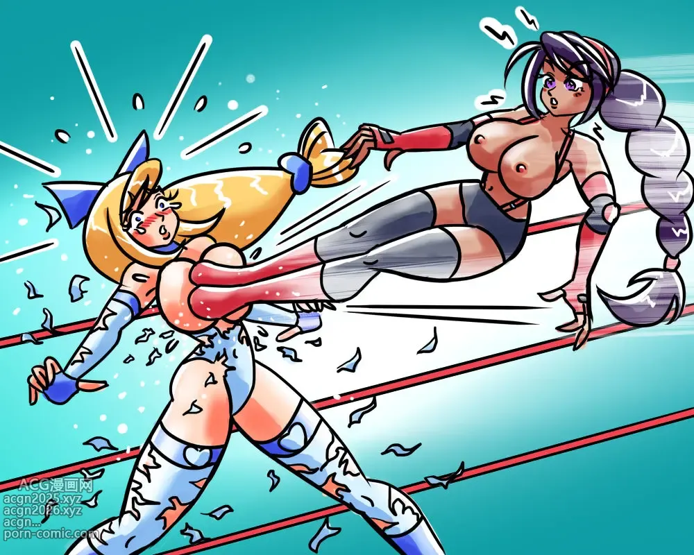 Page 67 of imageset Jujudrop Artist Gallery 3 - Wrestling, Catfight, Ryona