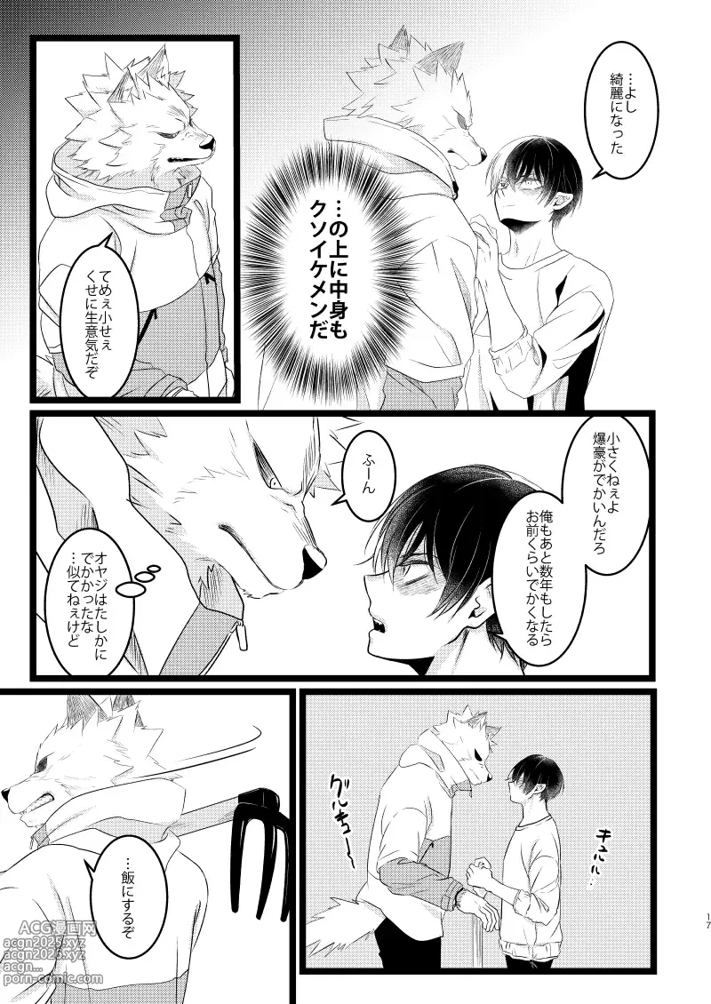 Page 15 of doujinshi Ikemen to Nokemono