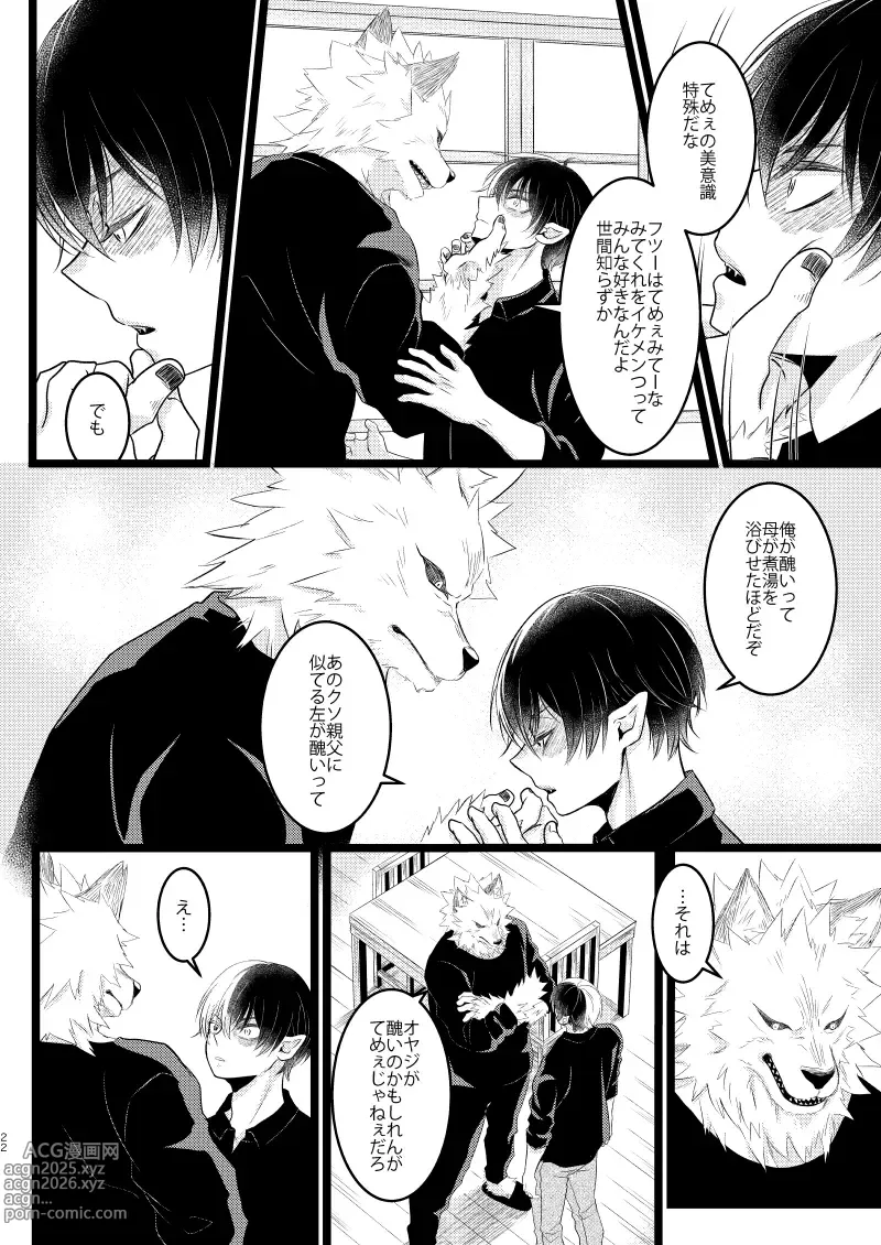 Page 20 of doujinshi Ikemen to Nokemono