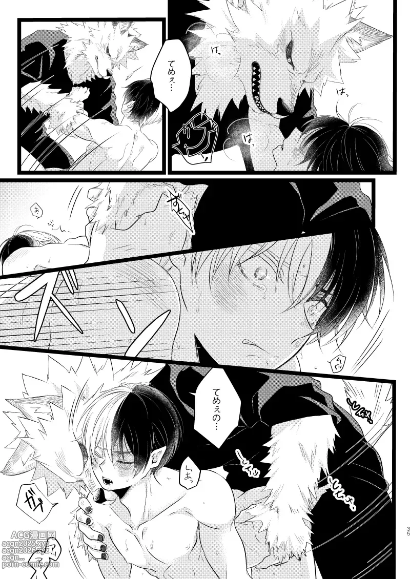 Page 33 of doujinshi Ikemen to Nokemono