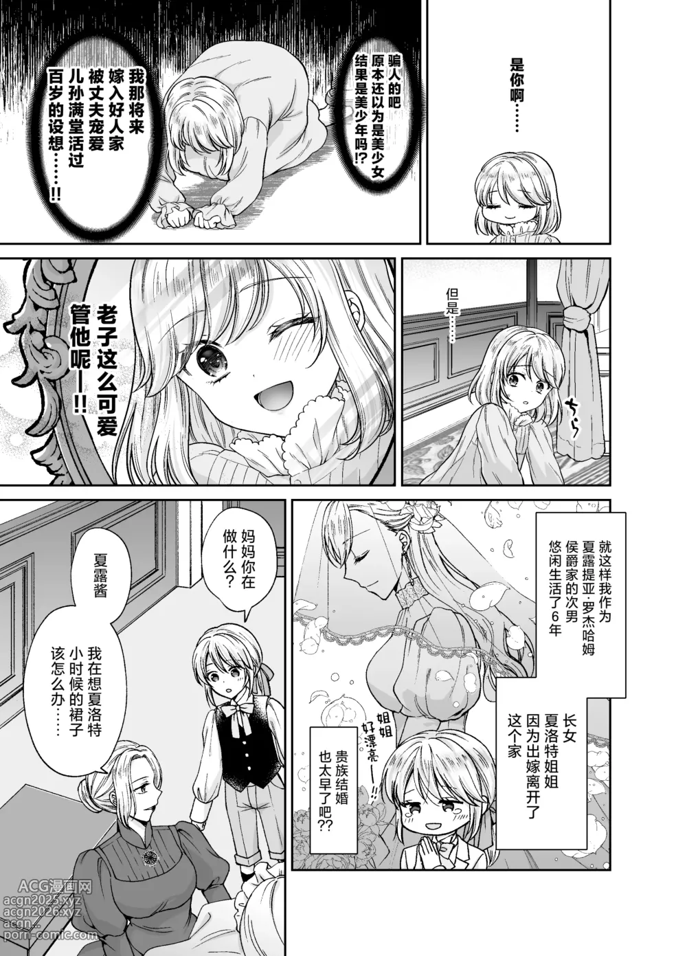 Page 8 of doujinshi Bishounen ni Tensei shita node Ukkari Josou Shitara, Outei Denka ni Totsugasareta Ken