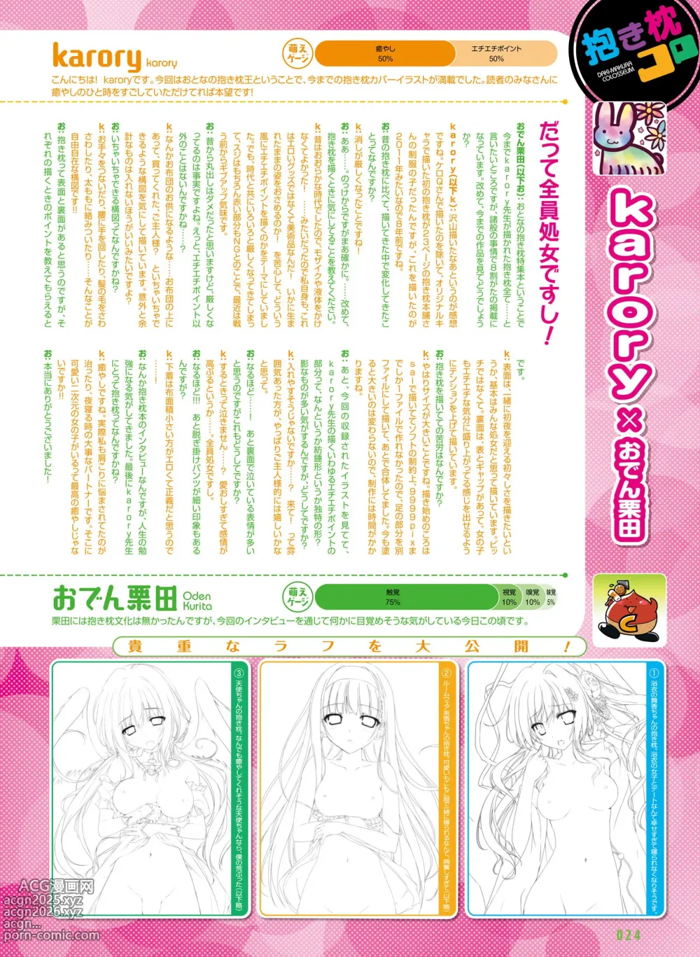 Page 24 of imageset Dengeki Moeoh March 2019 issue Special edition Dengeki Adult Dakimakura King Vol.01