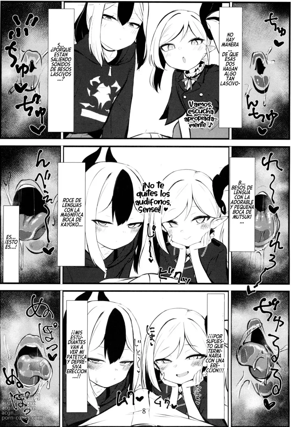 Page 8 of doujinshi Kayoko & Mutsuki ASMR