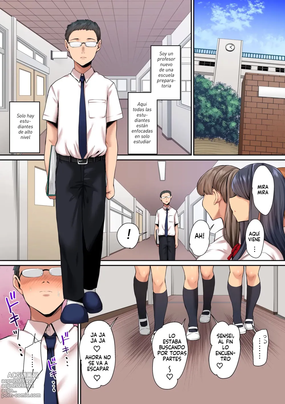 Page 4 of doujinshi Yuumei Shingakukou de Yuutousei-tachi no Sei no Hakeguchi ni Sareru Kyoushi no Boku no Nichijou