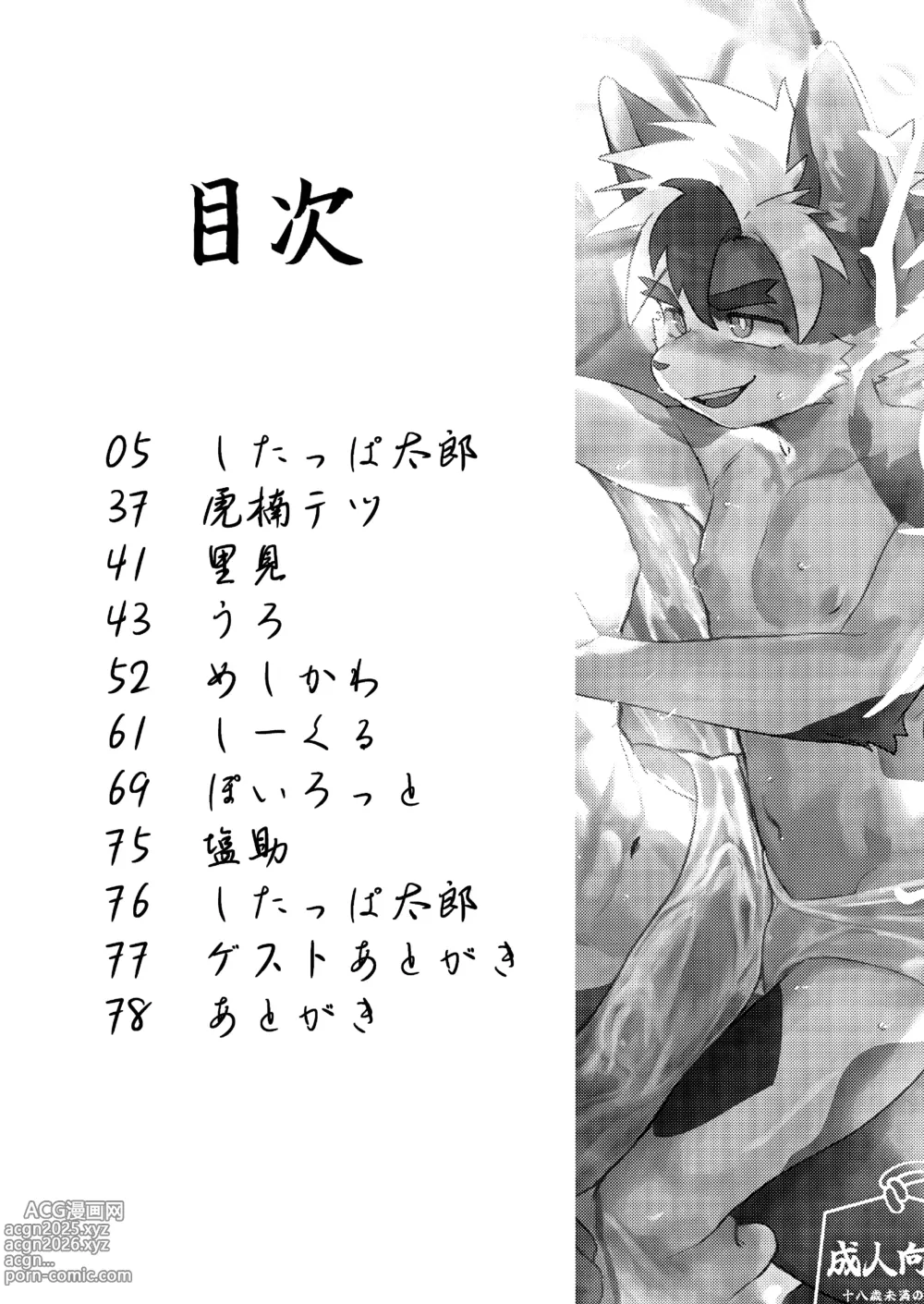 Page 2 of doujinshi 入浴声沉、池中寂静『资资不倦汉化组』