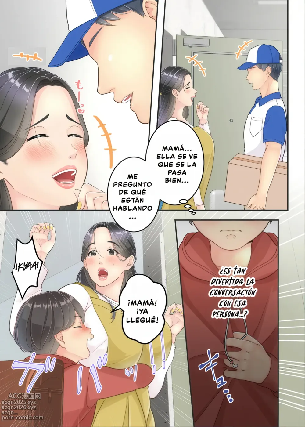 Page 12 of doujinshi Mi Mamá y el Repartidor.