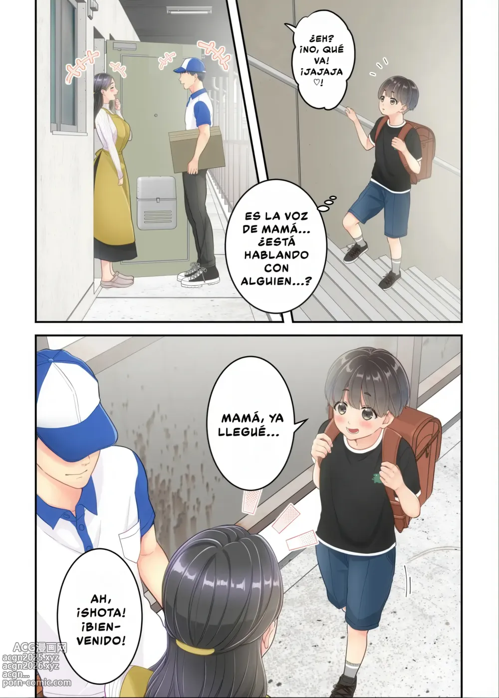 Page 9 of doujinshi Mi Mamá y el Repartidor.