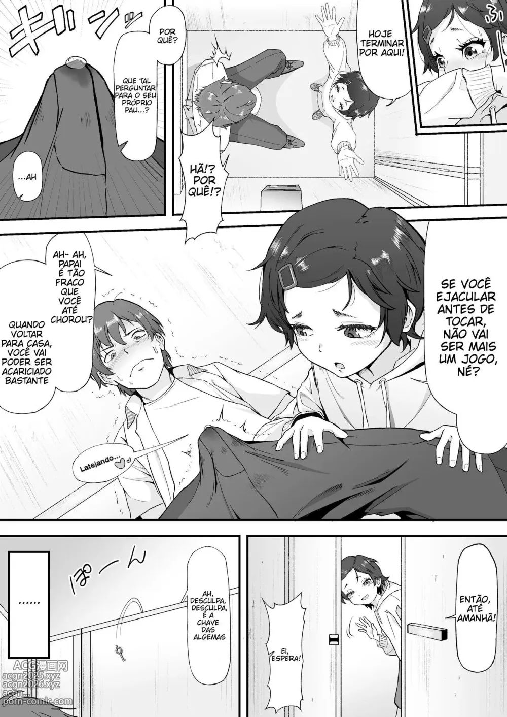 Page 19 of doujinshi Mesugaki ni 5-kakan Jirasareta Ato no Shasei, Souzou o Zessuru.