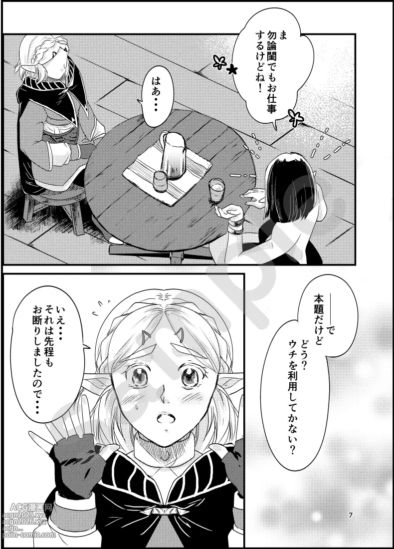 Page 6 of doujinshi ] 8/ 25 Komikkushiti bega 2024 shinkan sanpuru③[The Legend of Zelda)