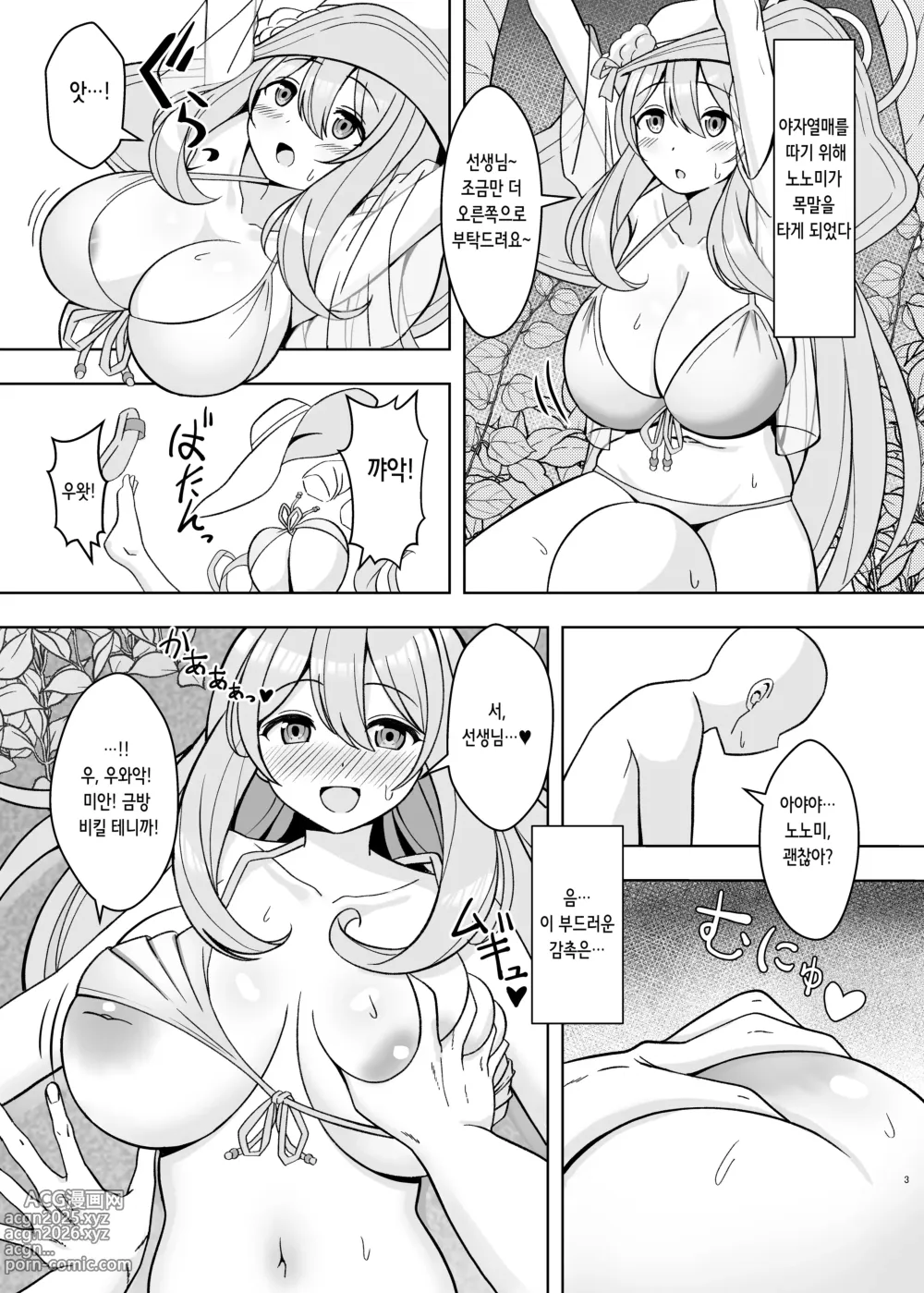 Page 3 of doujinshi 노노미쨩을 임신시키는 책