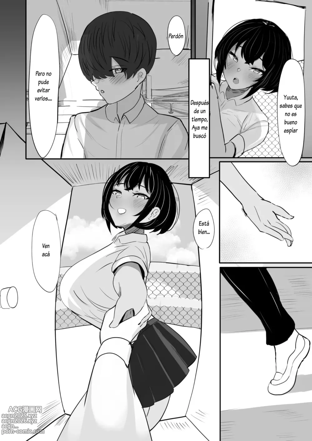 Page 26 of doujinshi Suieibu Shushou no Boyish Osananajimi wa Boku no Chinpo ni Dohamari Chuu