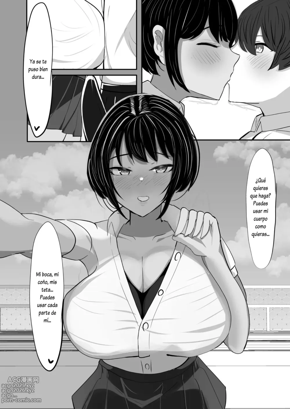 Page 28 of doujinshi Suieibu Shushou no Boyish Osananajimi wa Boku no Chinpo ni Dohamari Chuu