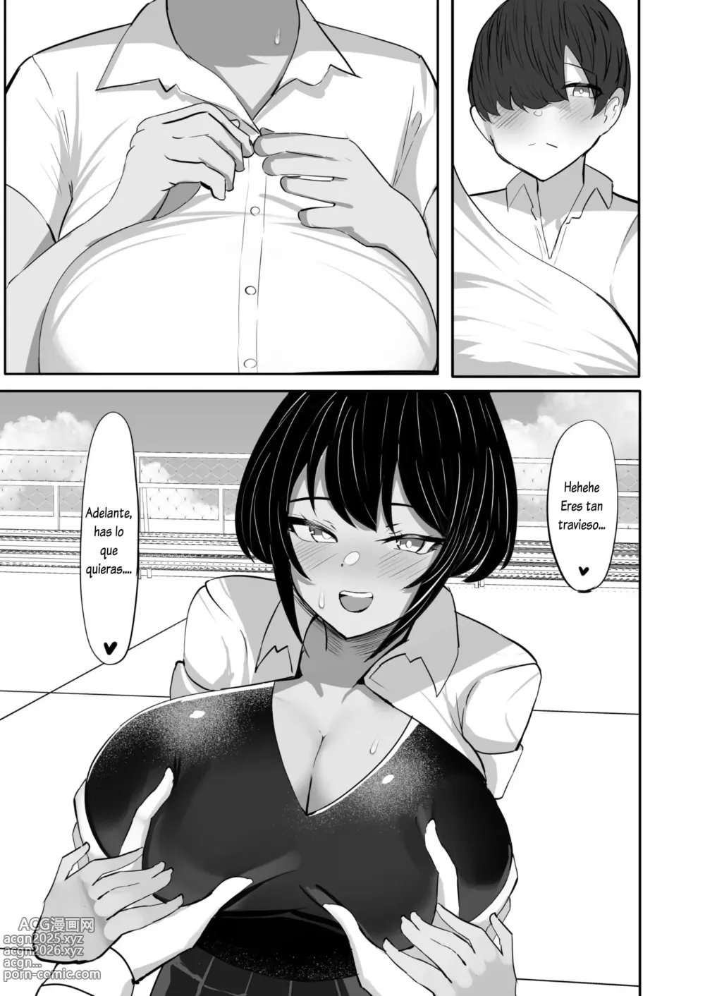 Page 29 of doujinshi Suieibu Shushou no Boyish Osananajimi wa Boku no Chinpo ni Dohamari Chuu