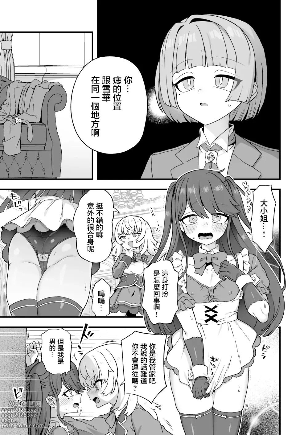 Page 3 of doujinshi Ojousama no Shiawase, Shitsuji no Tsukaikata