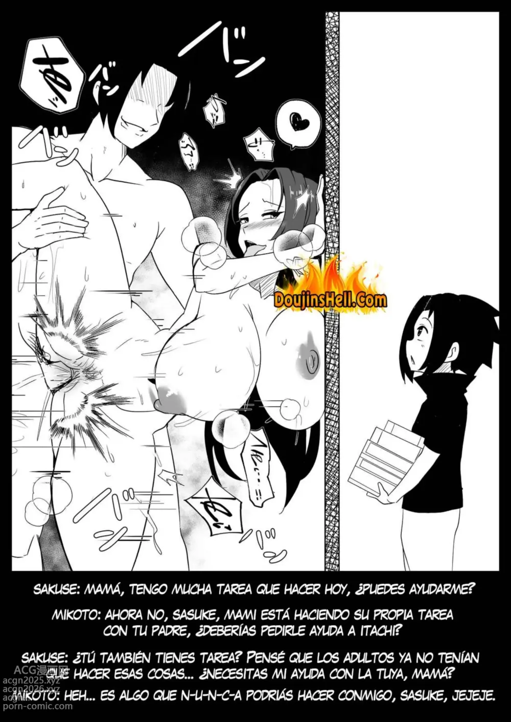 Page 17 of doujinshi B-trayal 44 Mikoto Uchiha (decensored)