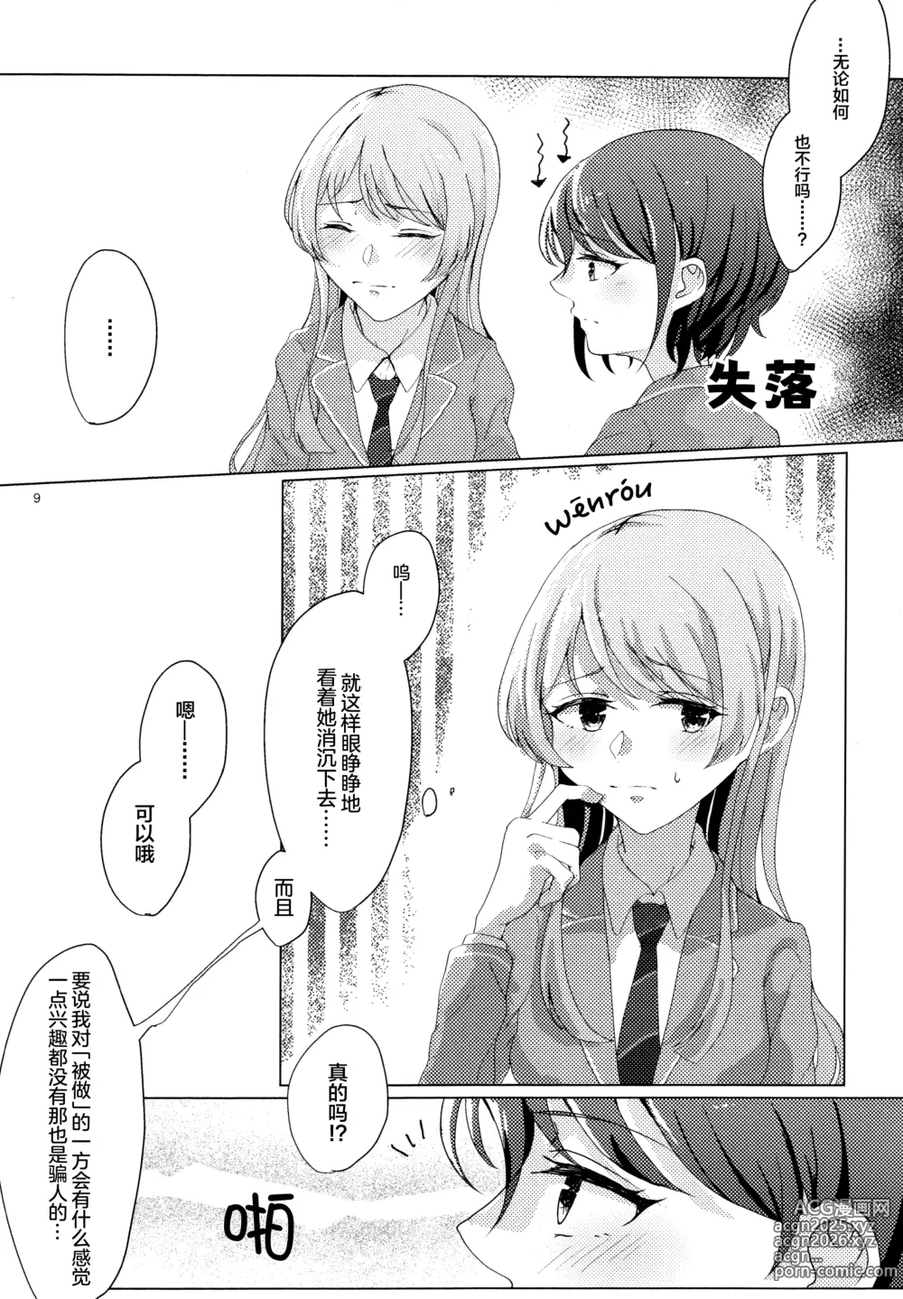 Page 8 of doujinshi TomoAno ga Ecchi suru Dake no Hon