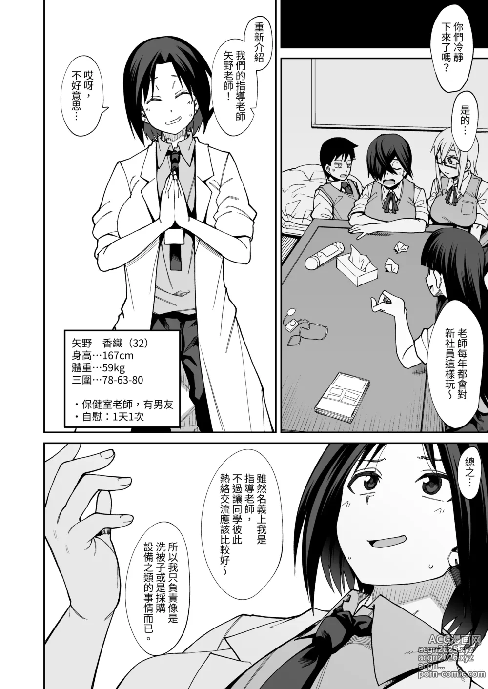 Page 49 of doujinshi Houkago Koubi Doukoukai e Youkoso!! Jimi Joshi 3nin + Hoken Kyoushi Hen