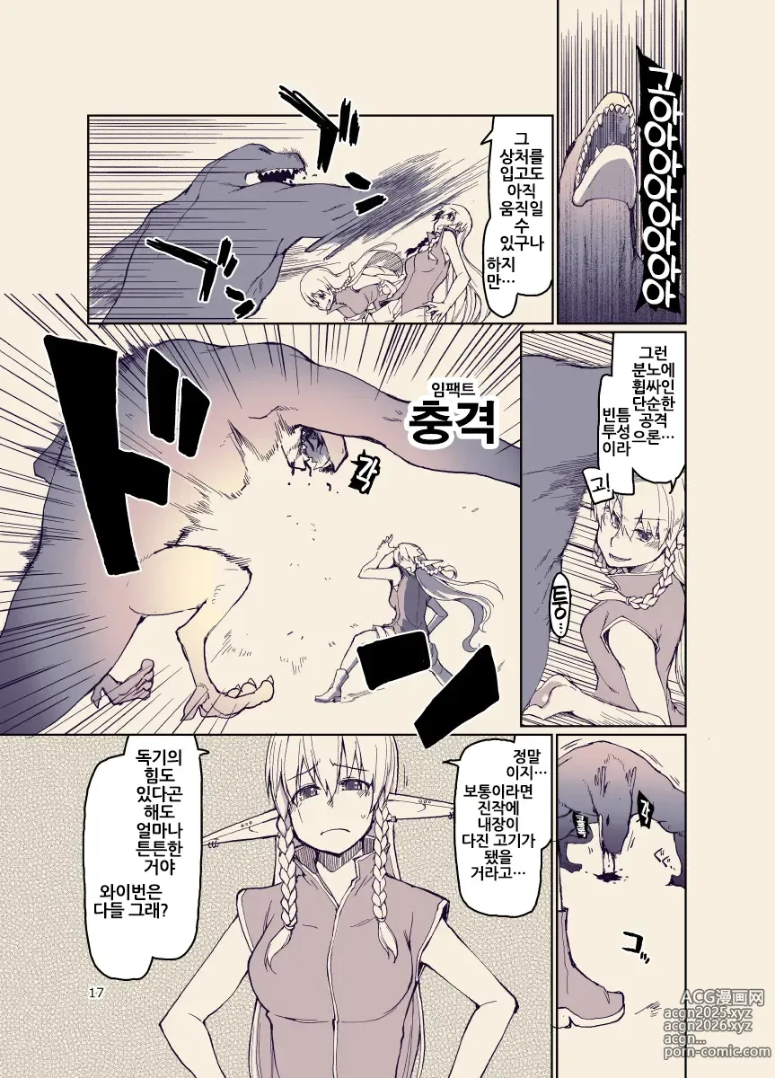 Page 17 of doujinshi 개변태 엘프의 이종간 일기 12