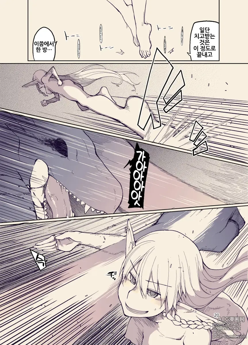 Page 20 of doujinshi 개변태 엘프의 이종간 일기 12