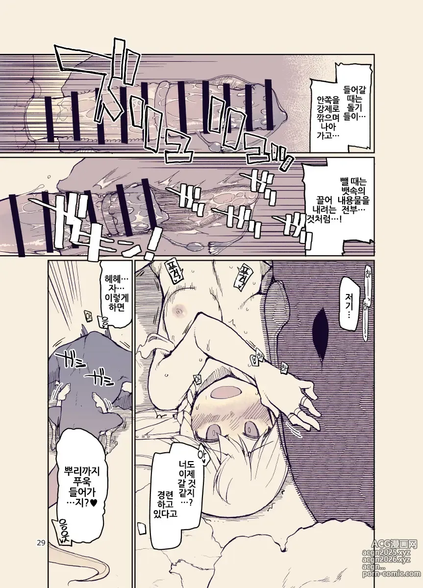 Page 29 of doujinshi 개변태 엘프의 이종간 일기 12