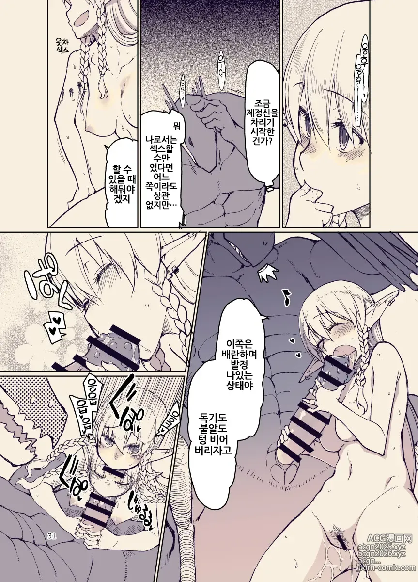 Page 31 of doujinshi 개변태 엘프의 이종간 일기 12