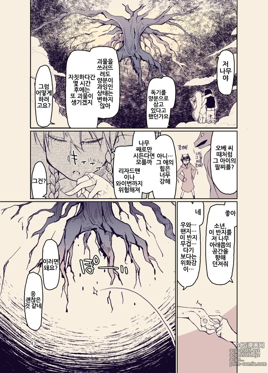 Page 43 of doujinshi 개변태 엘프의 이종간 일기 12