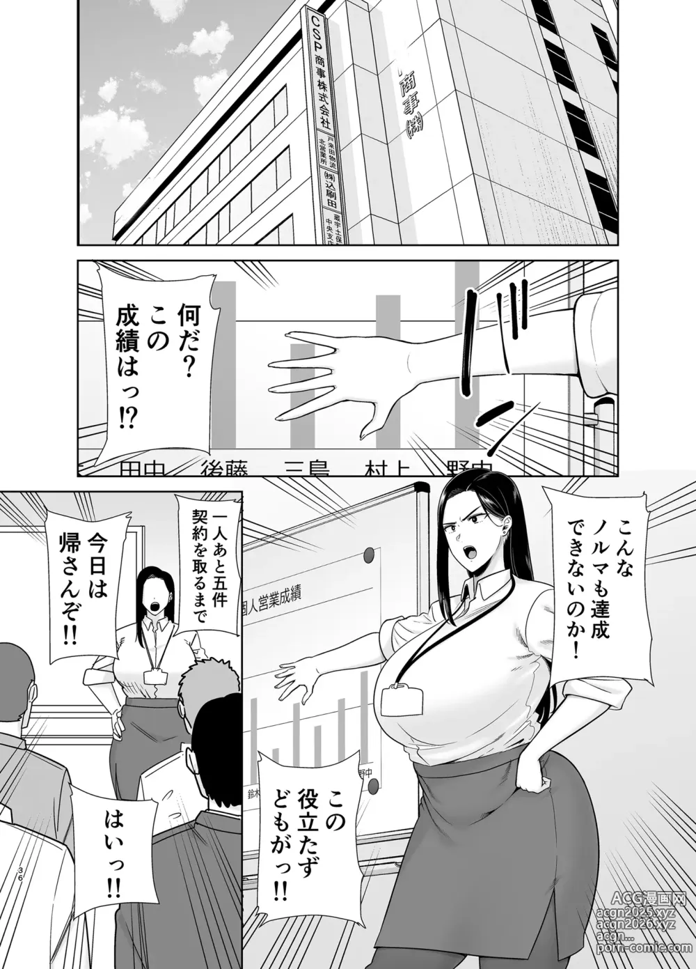 Page 35 of doujinshi PowerHara Onna Joushi to Shachiku-kun